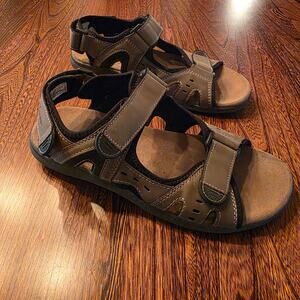 Eddie Bauer Waldport ll Men's Sandal Brown SZ 8 River Boat Hiking Supportive